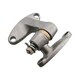 image 2 of 4 Pack Left & Right Self Aligning Ball Joint Hinge Heavy Duty Locker Door Hatch Silver