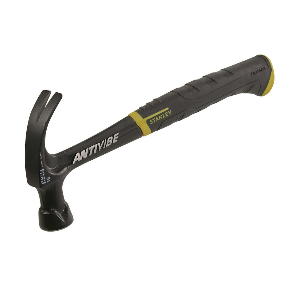 Stanley Hand Tools Fatmax All Steel Curved Claw Hammer - Multi Colour - 450g (16oz)