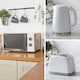 image 7 of Russell Hobbs Honeycomb Bundle Set with Kettle, 2 Slice Toaster, and Microwave White HCBNDL2W