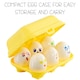 image 5 of The Magic Toy Shop Squeaky Matching Eggs Colour Shape Sorter Toy for Toddlers Babies