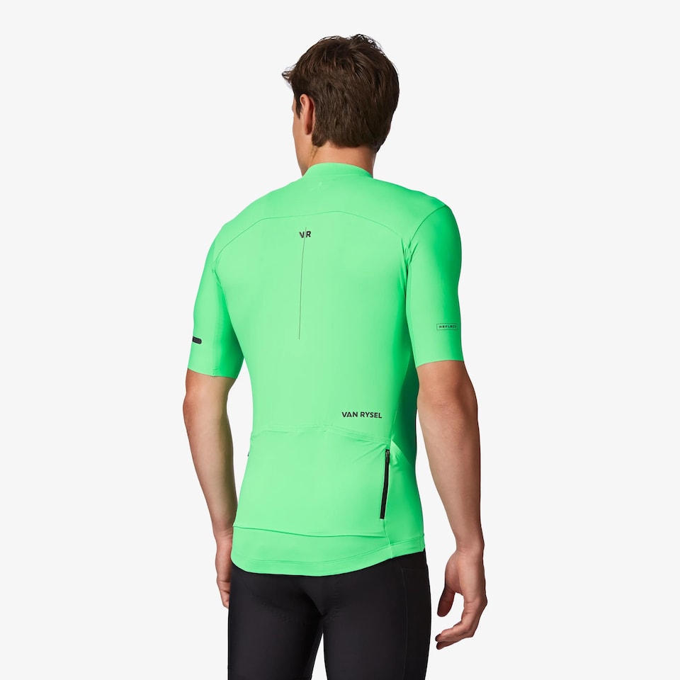 image 1 of Decathlon Men's fitted road cycling short-sleeved jersey, EDR 2