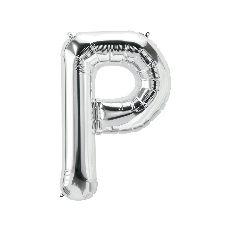Realmax P Foil Balloon - Silver - One Size