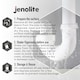 image 6 of Jenolite Stop Leak Waterproof Sealer Spray - White - 400ml