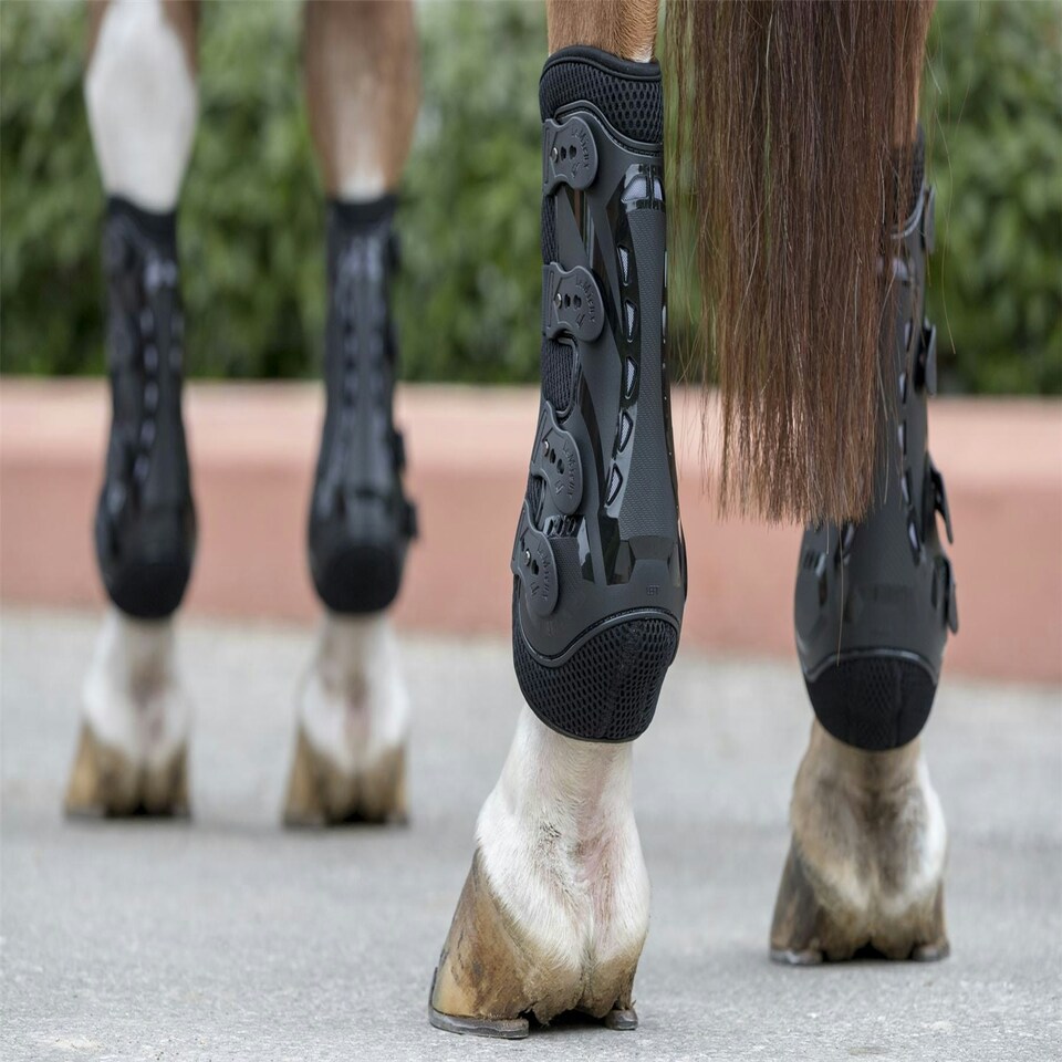 image 1 of LeMieux Ultra Mesh Snug Boots Hind Blue | Large