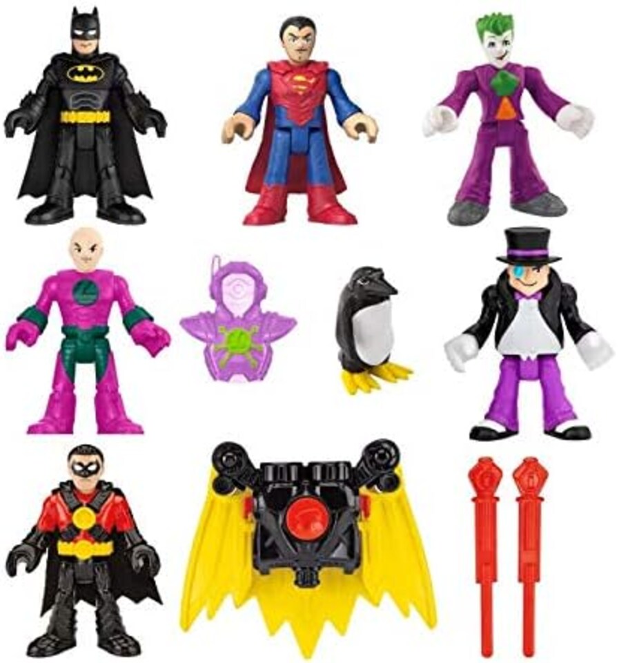 image 1 of Fisher Price Imaginext DC Super Friends Deluxe Figure Pack