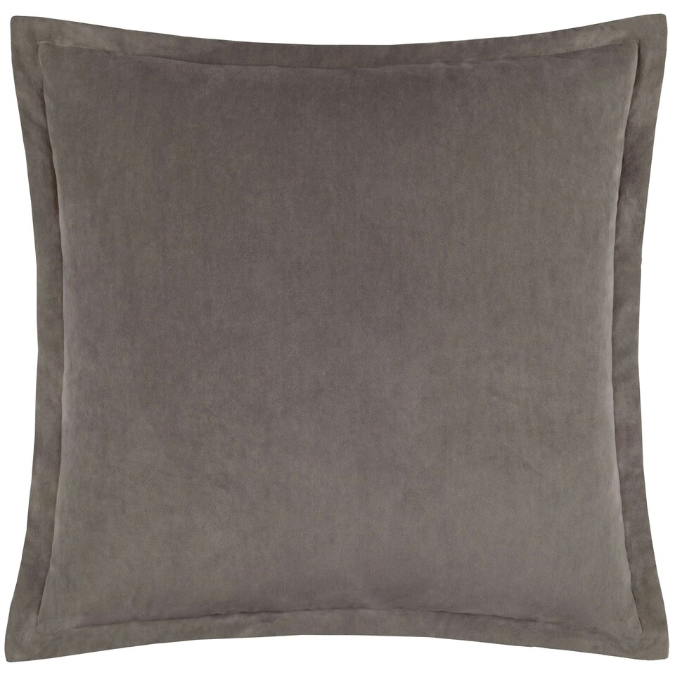 image 1 of Yard Merton Velvet Taupe Filled Cushion 55 x 55 cm Multi