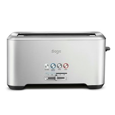 Sage The 'A Bit More' Toaster 4 Slice, Brushed Stainless Steel Silver