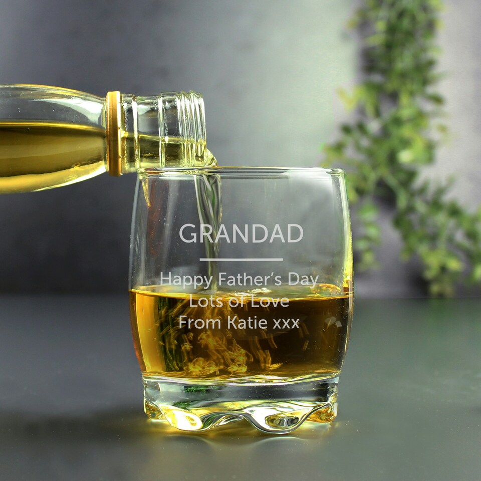 image 1 of Personalised Free Text Tumbler Clear