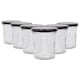 image 1 of Argon Tableware Glass Jam Jars with Lids - 250ml - Pack of 6