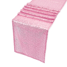 Shimmer Sequin Table Runner, Overlay Sequin Table Linen - 11x108 Inch