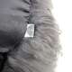 image 3 of SNUGRUGS Mongolian Sheepskin Cushion - Round - 40cm | Grey | Round 40cm