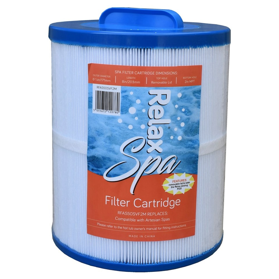 image 1 of Relax Spa Filter Cartridge - Including Refillable Pod System - PAS50SVF2M