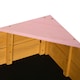 image 7 of Outsunny Kids Wooden Sand Pit Sandbox w Seats, for Gardens, Playgrounds | Yellow