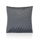 image 1 of Textured Velvet 45cm x 45cm Charcoal Cushion Set of 4 | Grey | 45cm x 45cm x 10cm | 4