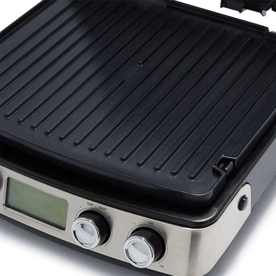 image 1 of GreenPan Non-Stick 3-in-1 Contact Grill & Indoor BBQ Cream