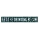 image 3 of Let The Drink Be Gin Cast Iron Sign Plaque Wall Door House Cocktail Pub Bar