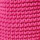 image 3 of Homescapes Hot Pink Cotton Knitted Round Storage Basket - 37 x 21 cm Pink | M