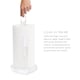 image 6 of Simplehuman Kitchen Roll Holder with built in Spray Bottle Pump, White Steel | White | White Steel | 1
