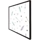 image 2 of Cute cartoon pattern with feathers and arrows in boho style (Picutre Frame) Black | XS