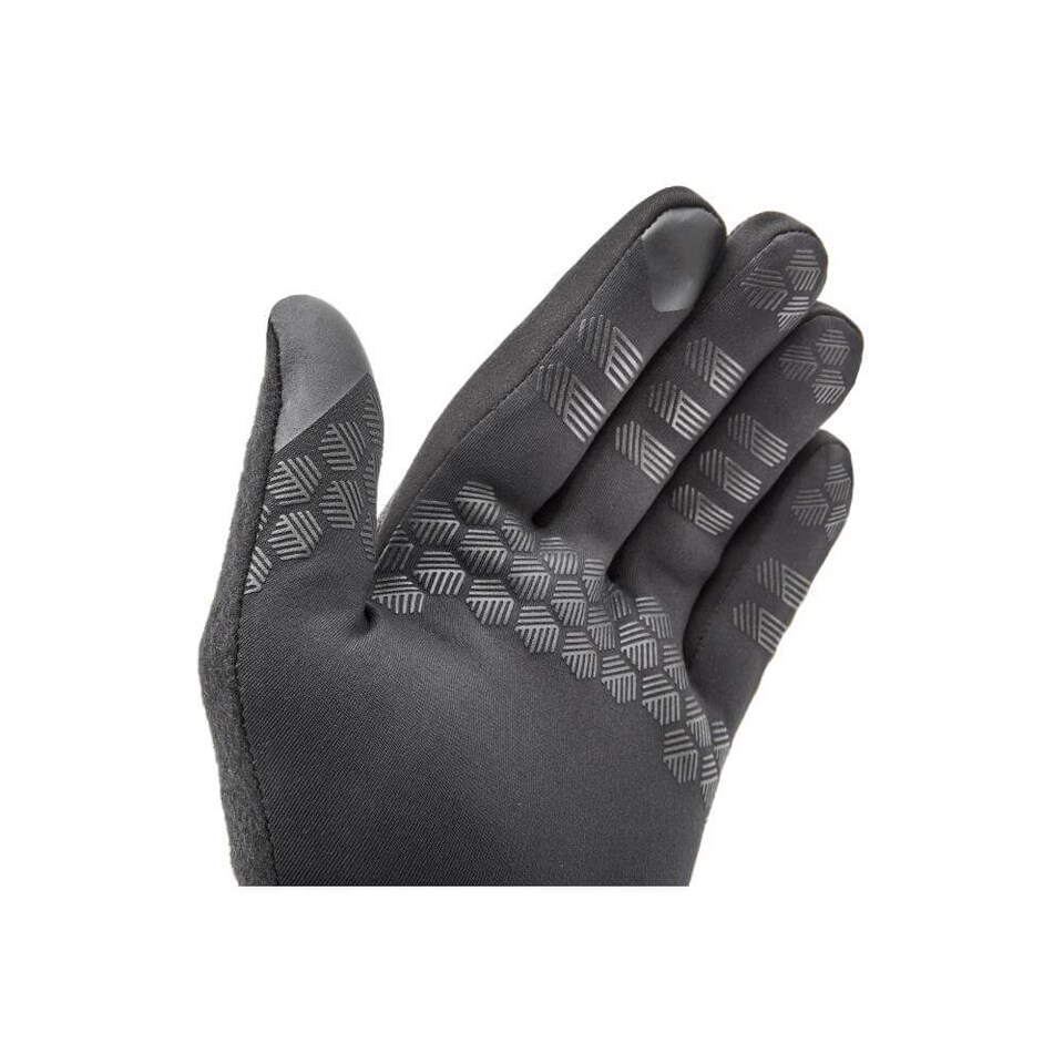 image 1 of Adidas Full Finger Essential Gloves — Black, Aeroready Weightlifting Gloves, Touchscreen-Compatible | Black | Black | M