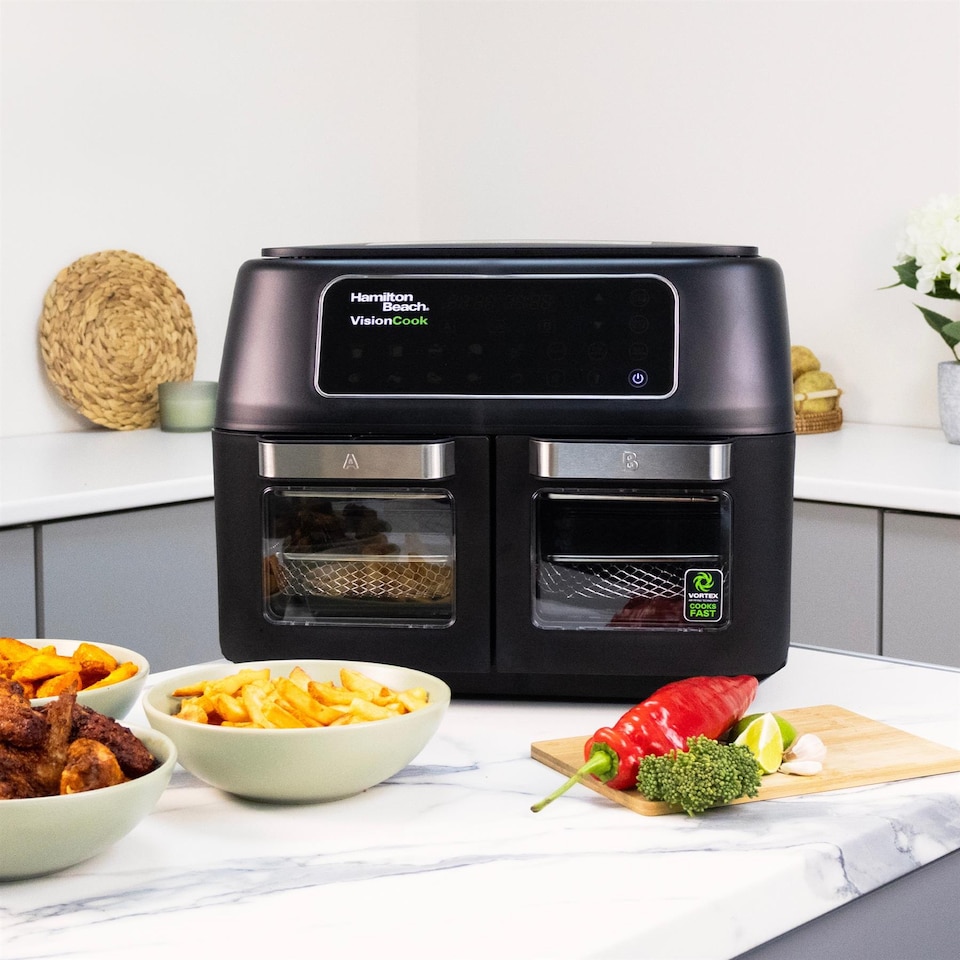 image 1 of Hamilton Beach VisionCook 11L Digital Dual Air Fryer Oven