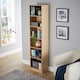 image 2 of Bookcase Display Shelf Freestanding Book Storage Unit Home Living Room Furniture | Brown