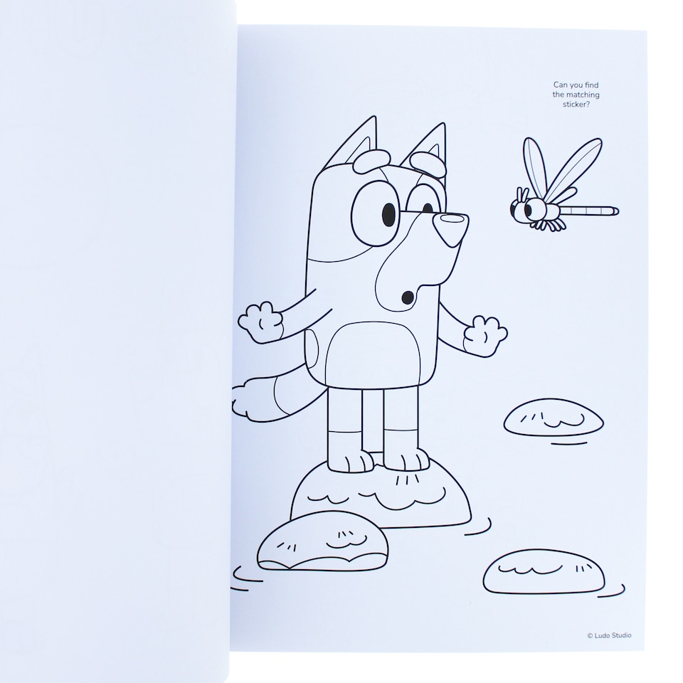 image 1 of Bluey A4 Colouring Pad