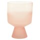 image 1 of Interiors by Premier Small Matte Pink Ombre Glass Vase, Modern Two-Tonal Decorative Vase, Chic Flower Vase for Contemporary Homes Pink