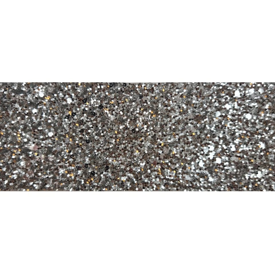 image 1 of FURNISHED Blackout Roller Blinds with Silver Glitter Trim Made to Measure | Purple | Aubergine | (W) 90cm x (L) 165cm