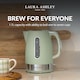 image 5 of Laura Ashley Sage Leaf Electric Kettle 1.7L - Energy Saving Kettles Electric Fast Boil Quiet Jug Kettle