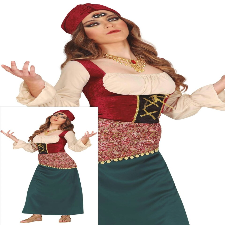 image 1 of Fancy Dress Adult Gipsy - S