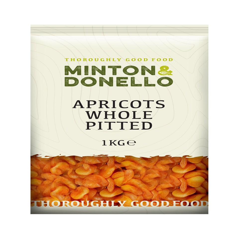 image 1 of Minton & Donello Whole Pitted Apricots 6 x 1Kg