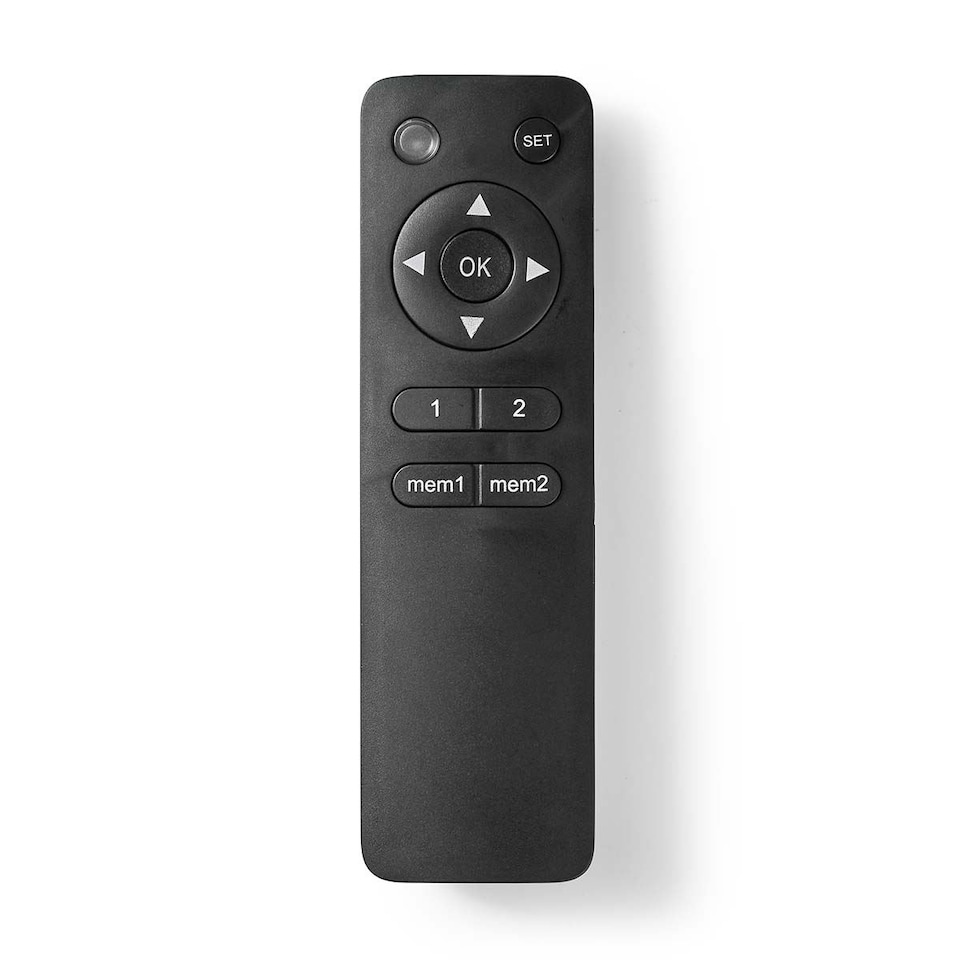 image 1 of Nedis Replacement Remote Control RF 2.4 GHz for Nedis TV Mount - Compatible with TVCM5830BK, TVSM5830BK, TVSM5831BK, TVSM5840BK, TVSM5850BK, TVWM5850BK, TVWM5860BK and TVWM5880BK