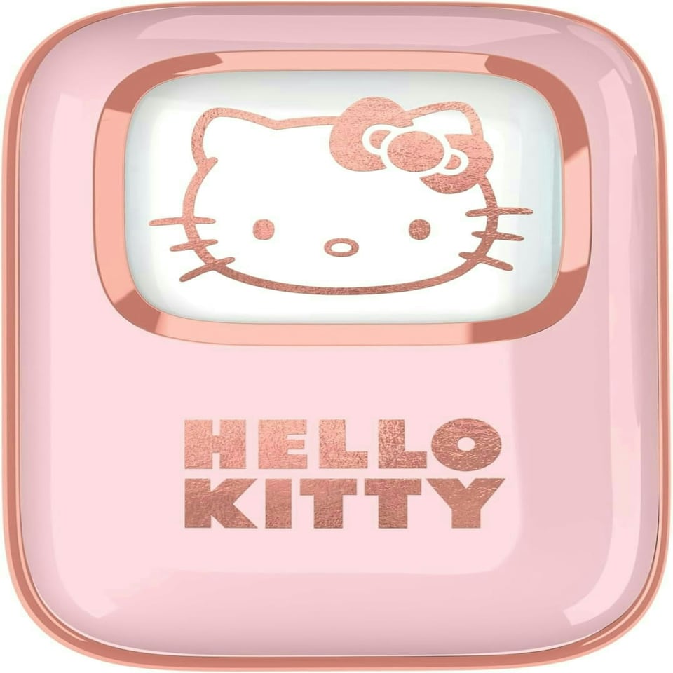 image 1 of OTL Hello Kitty Slide Open TWS Earphones Pink