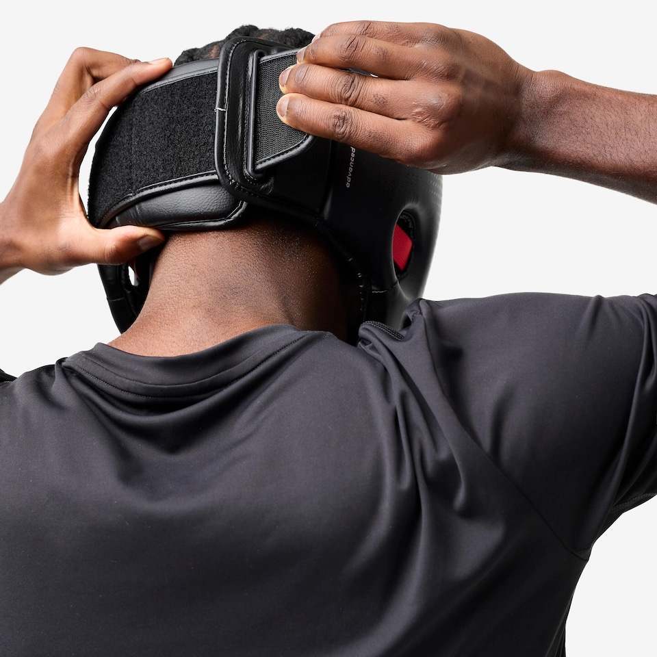 image 1 of Decathlon Adult Bar-Faced Boxing Headguard
