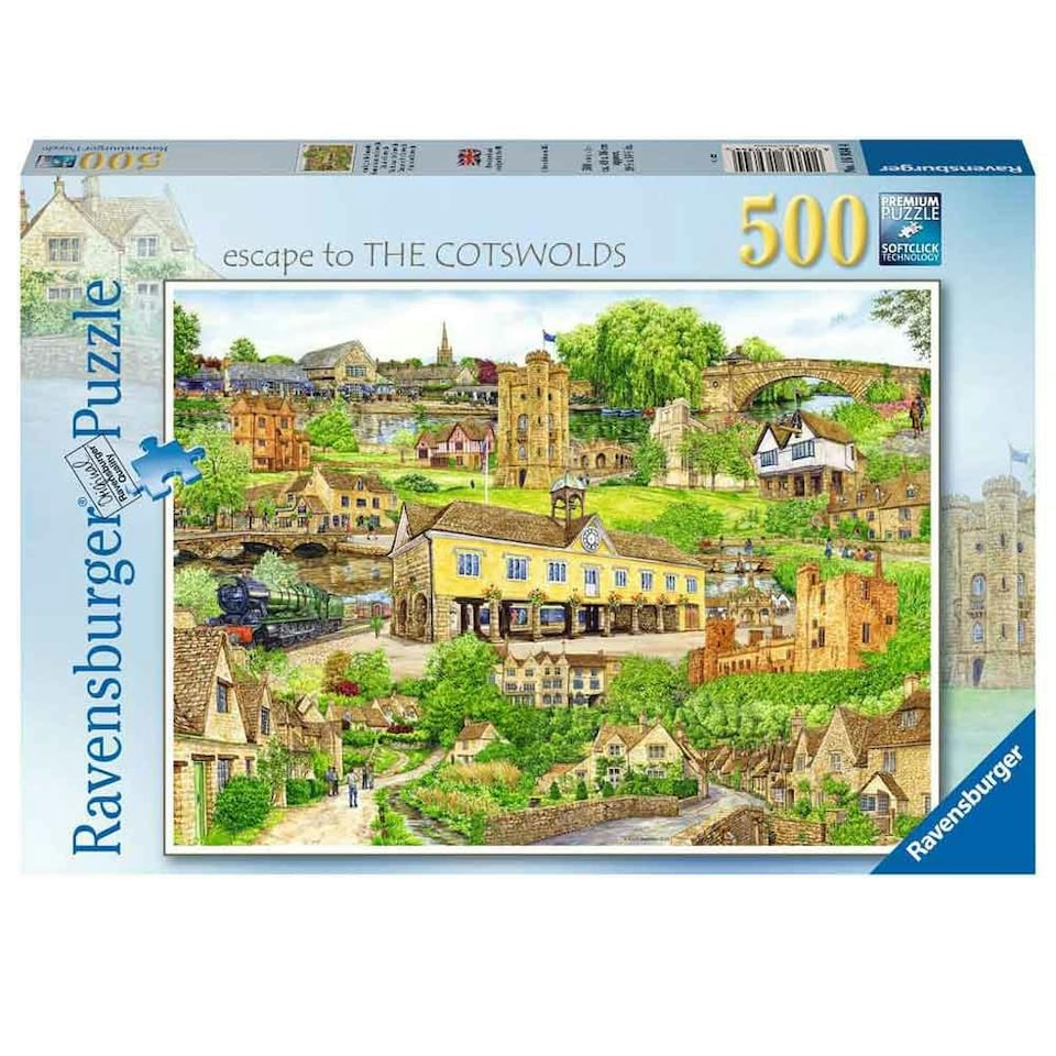 Ravensburger Escape to the Cotswolds 500 Piece Jigsaw Puzzle