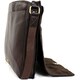 image 2 of Super Soft Premium Large Leather Messenger Bag Brown | Brown