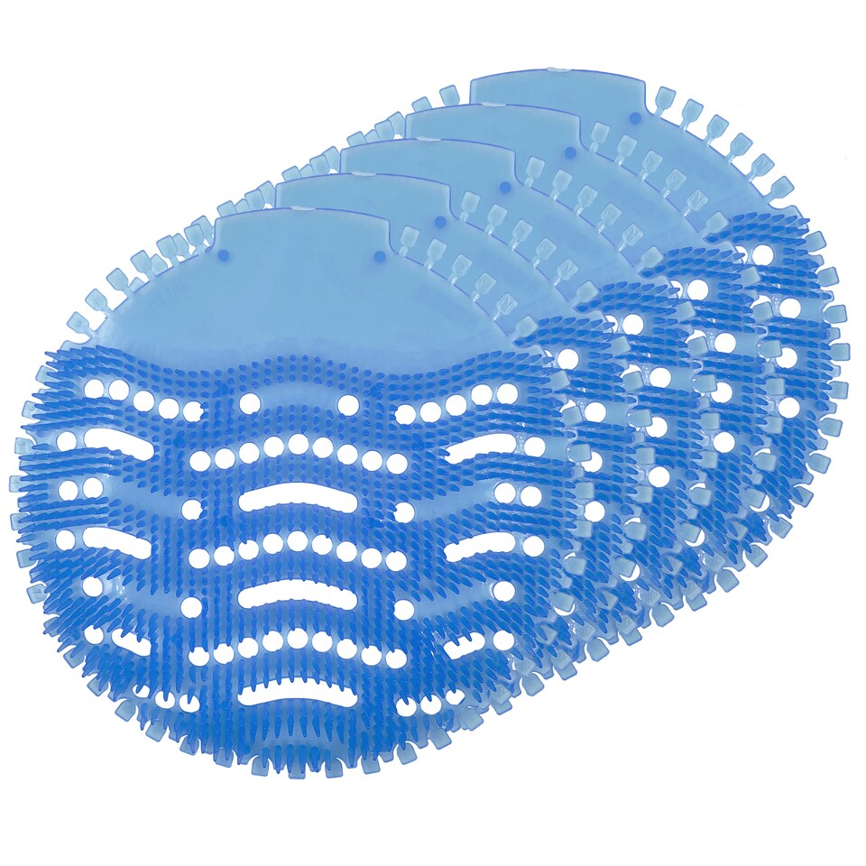 image 1 of Urinal Screen Splash Mats Scented Toilet Deodorizer and Urinal Splash Guards for Men’s Toilet