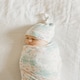 image 3 of Copper Pearl Knitted Swaddle Blanket Whimsy