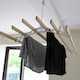 image 5 of Clothing Airer Ceiling Pulley - White - 1.8m