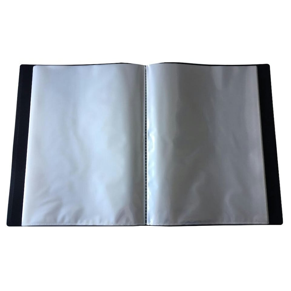 image 1 of A4 Black Flexible Cover 60 Pocket Display Book