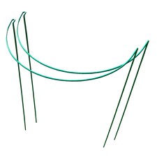 Garden Plant Support Connecting Interlocking Metal Hoops (45cm x 60cm) - Pack of 2