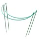 image 1 of Garden Plant Support Connecting Interlocking Metal Hoops (45cm x 60cm) - Pack of 2
