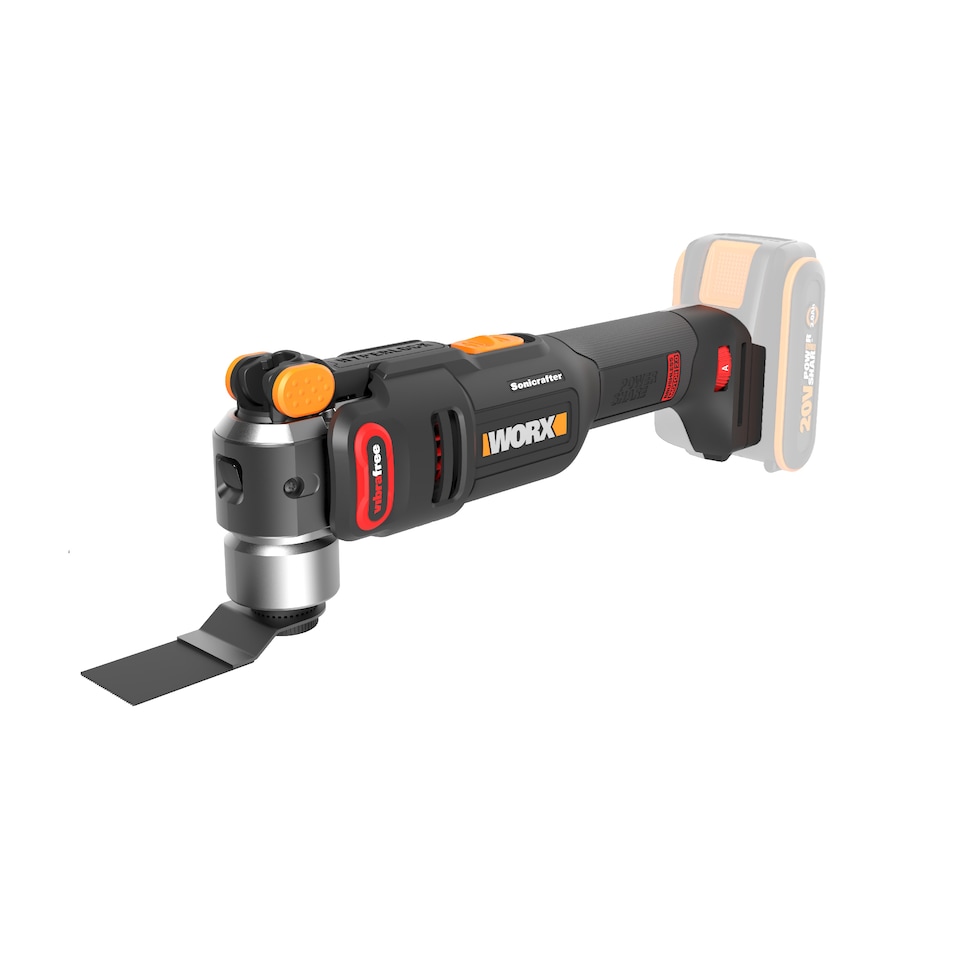 image 1 of WORX Sonicrafter 20V Cordless Brushless Oscillating Multi-Tool (BARE TOOL) WX698.9