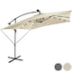image 9 of Parasol Sunna - 250 x 250 cm with LED solar lighting, with protective cover Grey | Light Grey