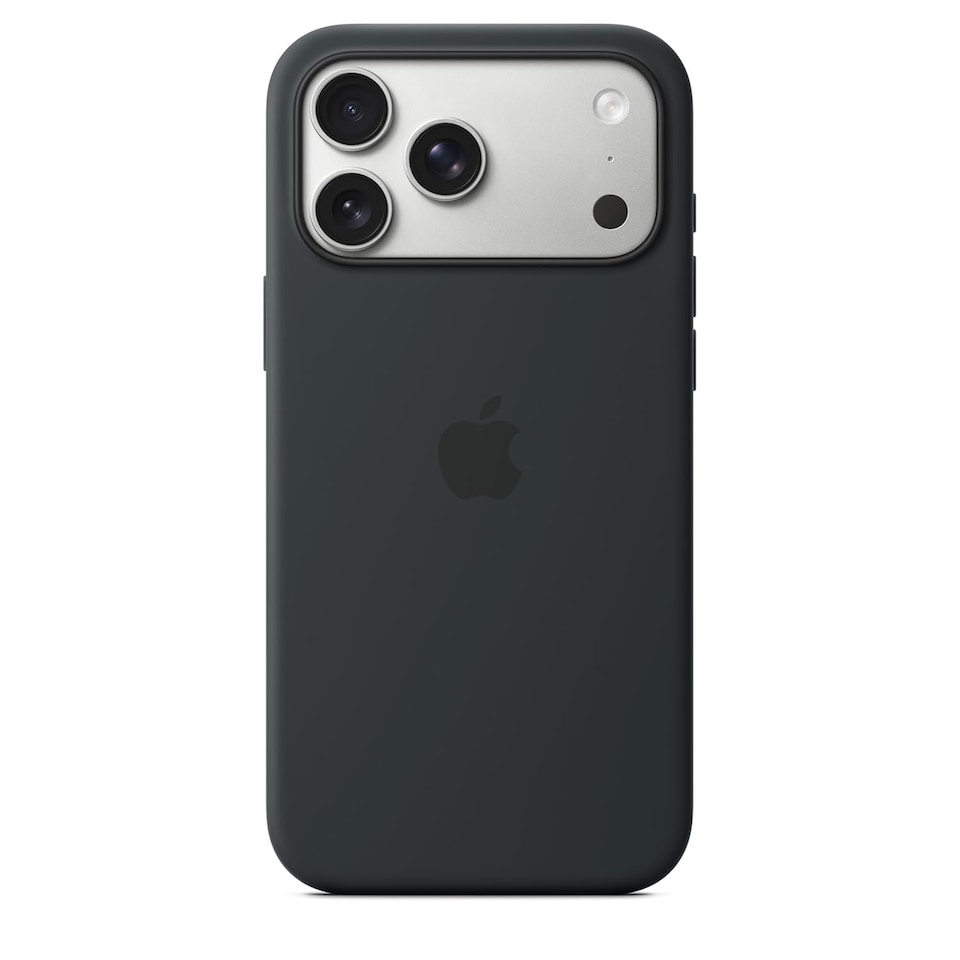 image 1 of Apple Silicone Case with MagSafe for iPhone 17 Pro Max 6.9 Black A3560 - MGFR4ZM/A