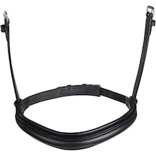 Collegiate Leather Mono Crown Cavesson Noseband - Black - Full