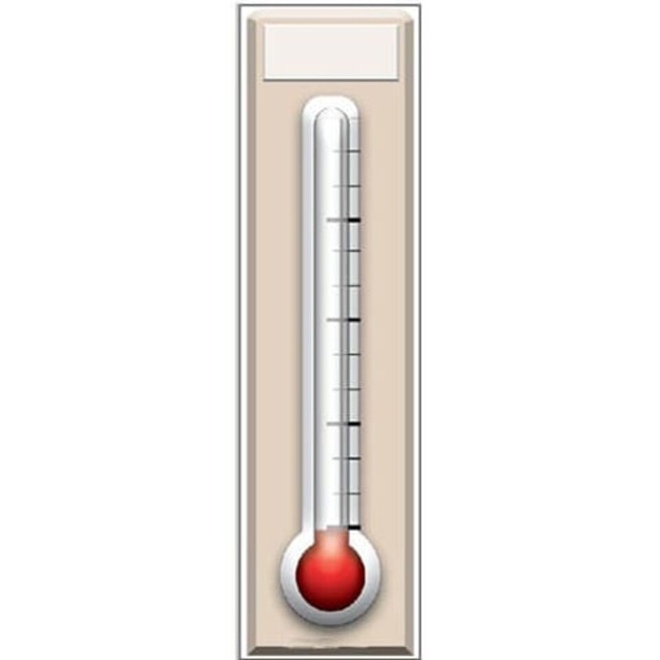 Fundraising Thermometer Lifesize Cardboard Cutout 182cm