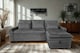 image 3 of Lucca 3 Seater Storage Sofa in Grey or Silver | Grey | One Size