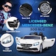 image 5 of AIYAPLAY Benz 12V Kids Electric Ride On Car w/ Remote Control, Music, White